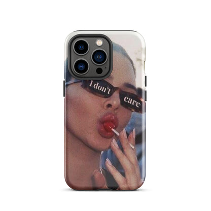 I Don't Care iPhone® Case